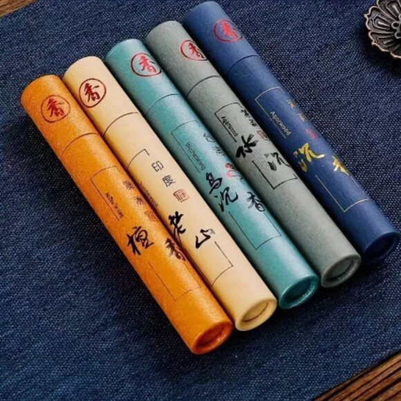 5 Pack Incense 25 Sticks Per Tube 5 Scents NWT - Picture 2 of 3